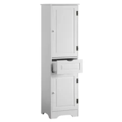 Brighton Kitchen Storage Pantry Cabinet White - Buylateral -Living Room Furniture Store GUEST b552b406 6ba8 4b77 af12 73498527c378