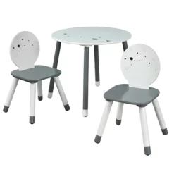 3pc Talori Kids' Table And Chair Set Gray/White - Buylateral -Living Room Furniture Store GUEST bbd1976b 7484 4af7 9cc4 f4e6f28802d9