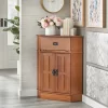 Mission 2 Door 1 Drawer Corner Storage Cabinet Oak - Buylateral -Living Room Furniture Store GUEST be15b08f fd39 475d ac10 16ddf0593fc6