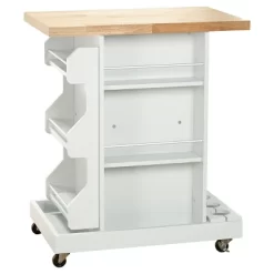 Hampton Kitchen Cart White - Buylateral