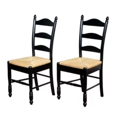 Set Of 2 Ladder Back Dining Chairs - Buylateral -Living Room Furniture Store GUEST cdfcd408 4229 4278 9688 642ea6e7ac86
