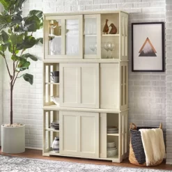 Pacific Stackable Cabinet With Sliding Glass Doors Mint Green - Buylateral 9 Pacific Stackable Cabinet With Sliding Glass Doors Mint Green - Buylateral -Living Room Furniture Store GUEST ce57ff6e da8e 40c0 9bc4 14b76df881af 2