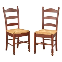 Set Of 2 Ladder Back Dining Chairs - Buylateral -Living Room Furniture Store GUEST cef36336 776e 4a39 8d8f 21d6897588b9