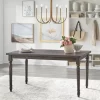 60" Burntwood Wide Rectangular Dining Table Weathered Gray - Buylateral 1 60" Burntwood Wide Rectangular Dining Table Weathered Gray - Buylateral -Living Room Furniture Store GUEST d277c36c 578a 4d9d 97be 813610e63a03