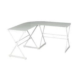 L Shaped Tempered Glass Desk - Buylateral -Living Room Furniture Store GUEST d50085d7 13cf 4954 94b2 bdac2bdfcbf9