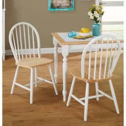 3pc Chester Tile Top Dining Set White/Natural - Buylateral 9 3pc Chester Tile Top Dining Set White/Natural - Buylateral -Living Room Furniture Store GUEST d97188f9 4e8f 49d5 af39 9ad04f381280