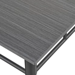 5pc Liv Rectangular Dining Set Black/Gray - Buylateral -Living Room Furniture Store GUEST e20c3fbc 55e2 4767 8f6a df1db63e7fc2