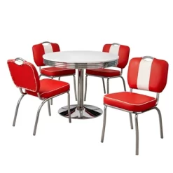5pc Raleigh Retro Dining Set - Buylateral -Living Room Furniture Store GUEST e6f1a4bb c6c2 4cb3 af6f 800b31384c20