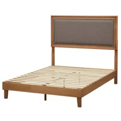 Queen Shaye Upholstered And Rustic Wood Bed - Buylateral 10 Queen Shaye Upholstered And Rustic Wood Bed - Buylateral -Living Room Furniture Store GUEST eef08e10 46af 4de5 9530 84e54199b589