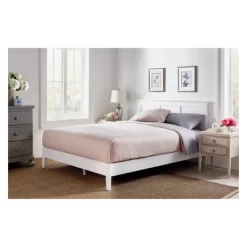 Emerie Queen Bed White - Buylateral