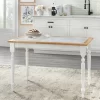 Tara Tile Top Dining Table White/Natural - Buylateral -Living Room Furniture Store GUEST f7d97567 52e9 4ea4 a77e 1ad03f139664