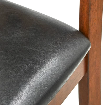 Set Of 2 24" Georgetown Counter Height Barstools Espresso - Buylateral 5 Set Of 2 24" Georgetown Counter Height Barstools Espresso - Buylateral - Image 3