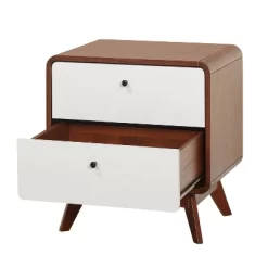 Cassie Mid-Century Modern Nightstand Walnut/White - Buylateral 10 Cassie Mid-Century Modern Nightstand Walnut/White - Buylateral -Living Room Furniture Store GUEST f8cba587 a7ec 4bce b82f 10508a836b8b